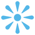 Blue Flower Icon