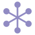 Purple Network Icon