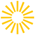 Gold Sun Icon